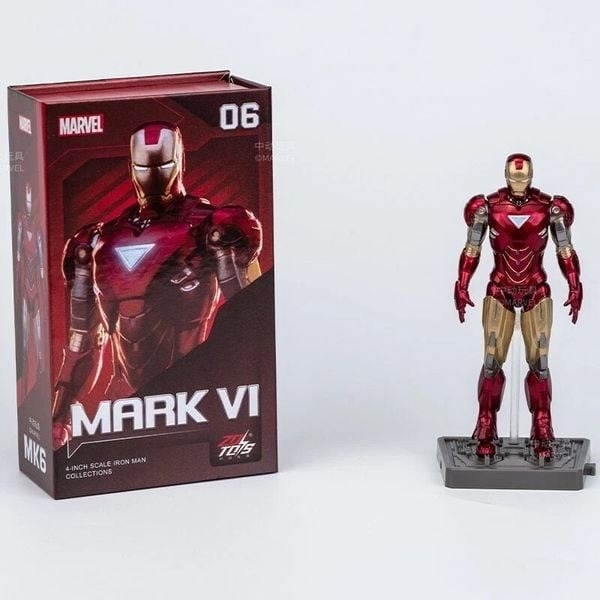 Mô hình Marvel - Iron Man Mark VI - 4 Inch - ZD Toys - ZM23