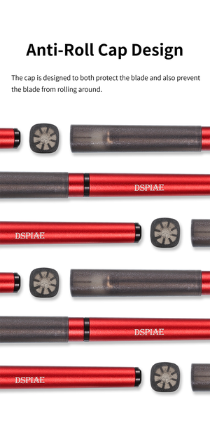 Dụng cụ  DSPIAE Dao tỉa chi tiết cao cấp toàn bộ kim loại DK-1 (tặng Kèm 21 lưỡi dao)