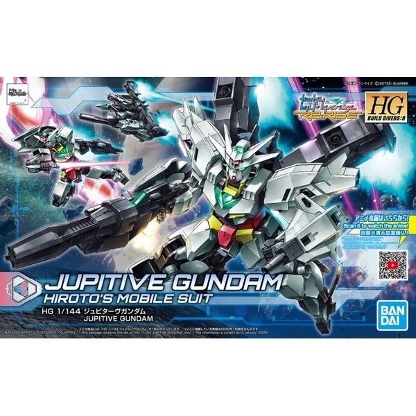 Mô Hình Lắp Ráp Gundam HG BD:R 1/144 JUPITIVE GUNDAM của Bandai Nhật bản