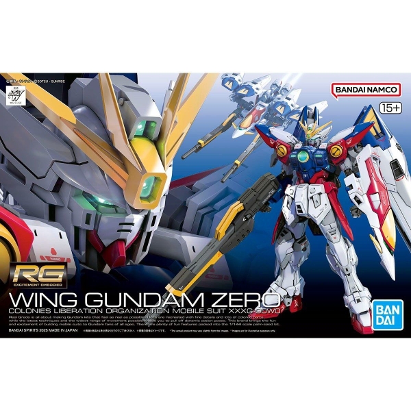 Mô Hình Lắp Ráp Gundam RG 1/144 WING GUNDAM ZERO của Bandai Nhật Bản