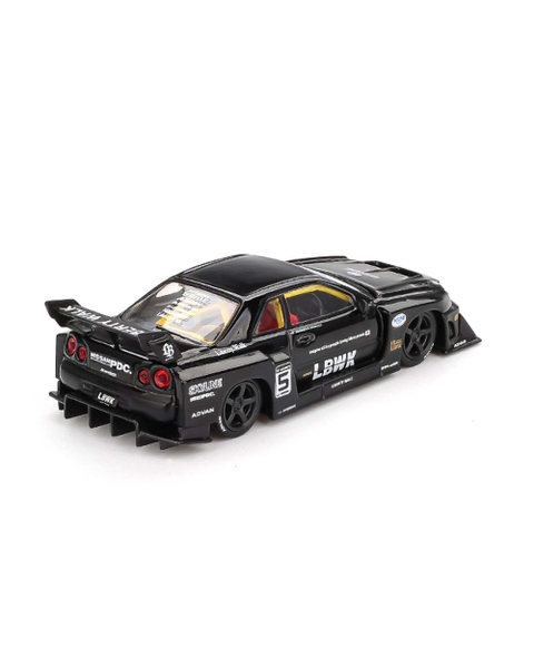 Mô Hình Xe Mini GT Box Version MGT00844 Nissan LB-ER34 Super Silhouette SKYLINE Black
