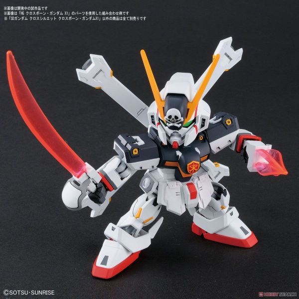 Mô Hình Lắp Ráp Gundam SD GUNDAM CROSS SILHOUETTE CROSSBONE GUNDAM X1 của Bandai Nhật Bản