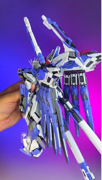 Mô Hình Lắp Ráp MC Hi-v Gundam Ver.YJL - Khung xương Kim Loại - Tặng kèm Bazooka ráp sẵn, base, 3 tấm decal