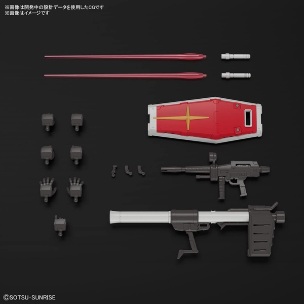 Mô Hình Lắp Ráp RG 1/144 RX-78-2 Gundam Ver 2.0 Chính Hãng Bandai