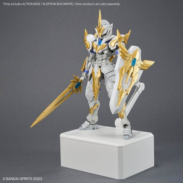 Đế Trưng Bày Action Base 7 & Option Box 1 - White của Bandai Nhật bản