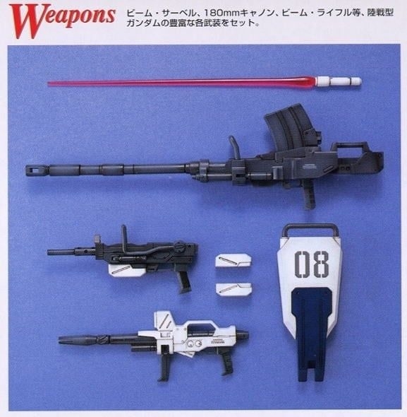 Mô Hình Lắp Ráp Gundam MG 1/100 GUNDAM RX-79G GROUND TYPE của Bandai Nhật Bản