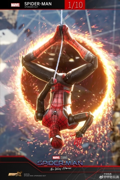 Mô Hình Ráp Sẵn marvel Spider Man UPGATED SUIT của ZDTOYS