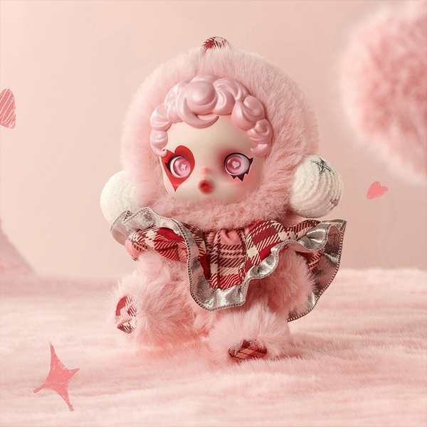 Mô HÌnh POP MART SKULLPANDA Winter Symphony Series Plush Blind Box Action Toys Figure