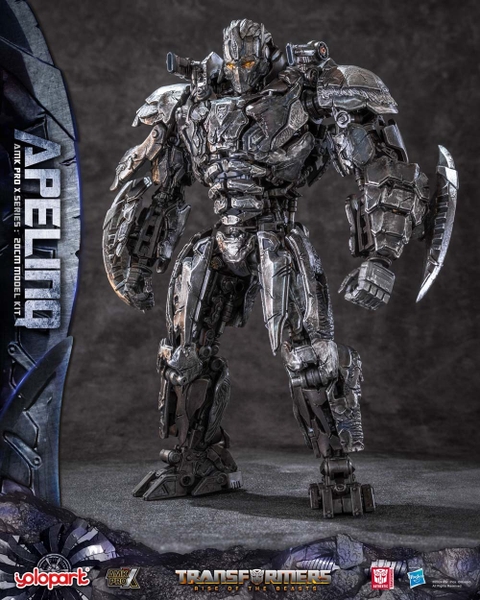 Mô Hình Lắp Ráp AMK PRO X Series Transformers Movie 7: Rise of The Beasts – 22cm Apelinq Model Kit của YOLOPARK