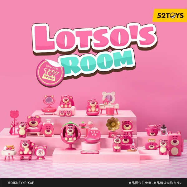 Hộp Mù BlindBox 52Toys Candy Box Lotso’s Room – Gấu Dâu Strawberry Bear’s