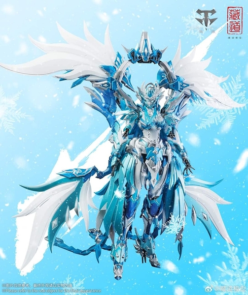 Mô hình Metal Build CD-03B Chu Tước (Băng) Rosefinch Zhuque Ice Blue Color (Tặng Bonus) - Chính hãng Cangdao