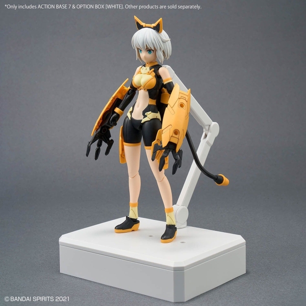 Đế Trưng Bày Action Base 7 & Option Box 1 - White của Bandai Nhật bản