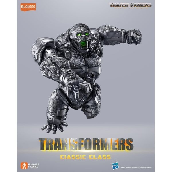 Mô Hình Lắp Ráp Transformers Model Kit Classic Class 04 Optimus Primal Beast Luminous Eyes - Blokees