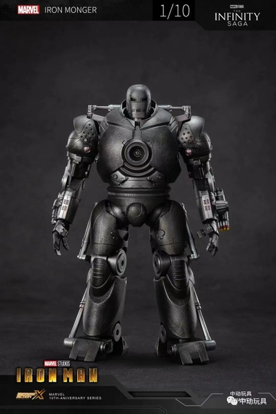 Mô Hình Ráp Sẵn Marvel Iron Monger 1:10 Scale (có đèn led) của ZDtoys