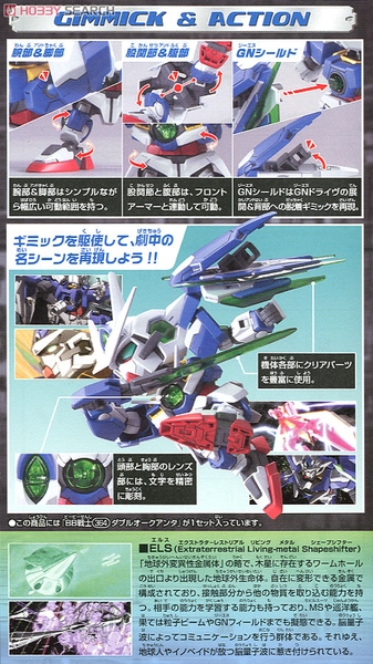 Mô Hình Lắp Ráp Gundam SD BB364 OO QAN[T] của Bandai Nhật Bản