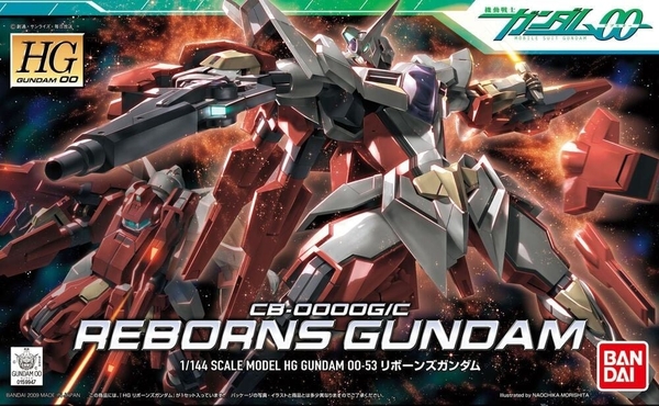 Mô Hình Lắp Ráp HG 00 1/144 Reborns Gundam của bandai Nhật bản