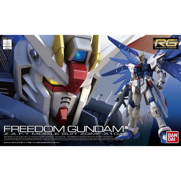Mô hình lắp ráp RG Freedom Gundam Chính Hãng Bandai