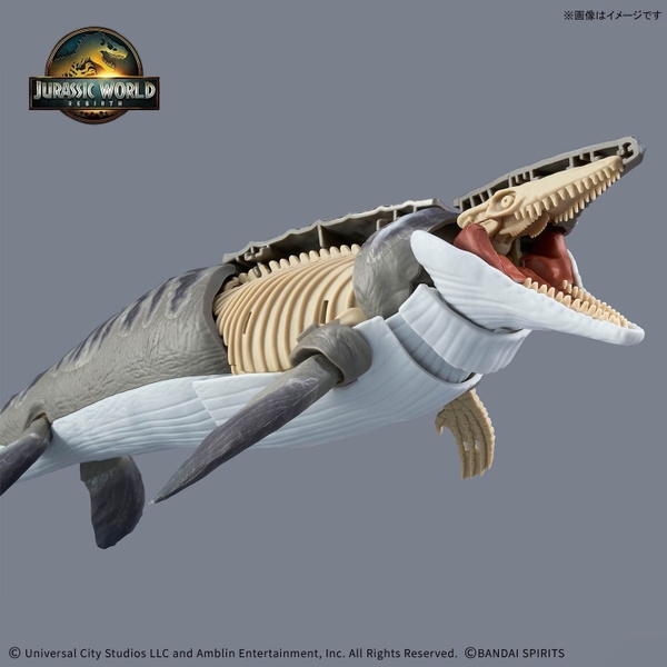 Mô Hình Lắp Ráp Khủng Long Plannosaurus Jurassic World Mosasaurus của Bandai Nhật Bản