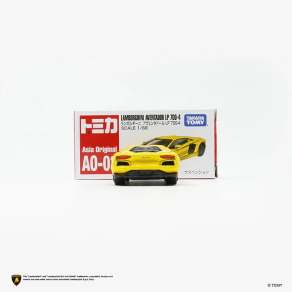 Mô Hình Xe Tomica Asia Original AO-03 Lamborghini Aventador LP 700-4 Chính Hãng TakaraTomy