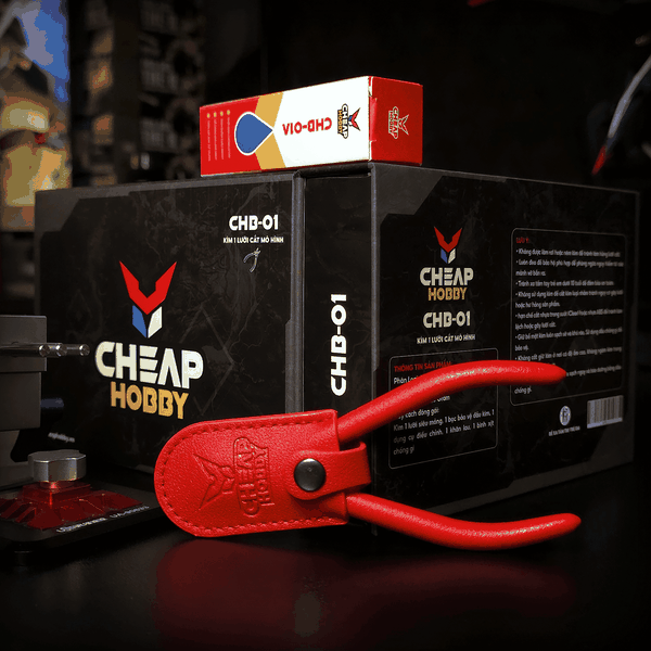 Dụng Cụ CheapHobby Kìm 1 Lưỡi Cắt Gundam CHB-01 Single Blade Nipper (Tặng Kèm Xịt Chống Rỉ và lò xo)