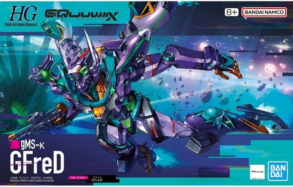 Mô Hình Lắp Ráp Gundam HG GQ 1/144 Gundam GFreD của Bandai Nhật Bản