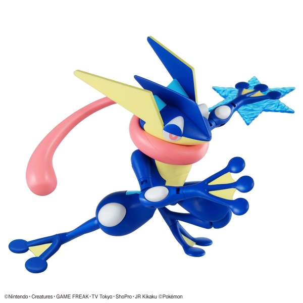 Mô Hình Lắp Ráp Pokemon PLAMO COLLECTION 47 SELECT SERIES Greninja của Bandai Nhật bản