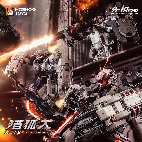 Mô hình Ráp Sẵn MB 1/100 Fox Hound [T.Y.R.A.N.T] Có Gacha Set 3 Bộ Binh của Moshow Toys