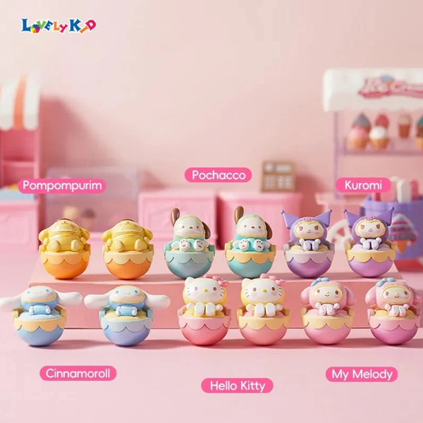 [Hộp mù] Blind Box Mô Hình Nhân Vật Sanrio Characters - Best Regard - Bean - MB08