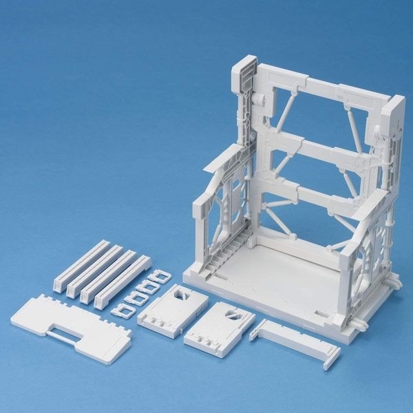 Đế mô hình System Base 001 White - Builders Parts - Trưng bày mô hình Gundam 1/144