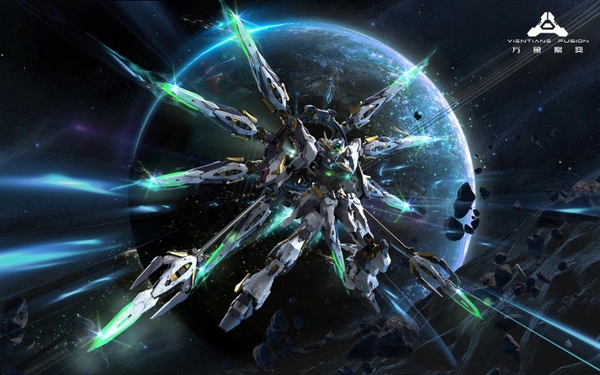 Mô Hình Lắp Ráp Gundam WHITE PHOENIX ACCESSORY KIT backpack dành cho APOCALYPSE của Vientiane Fusion