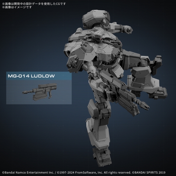 Mô Hình Lắp Ráp 30MM ARMORED CORE Ⅵ FIRES OF RUBICON BALAM INDUSTRIES BD-011 MELANDER của Bandai Nhật