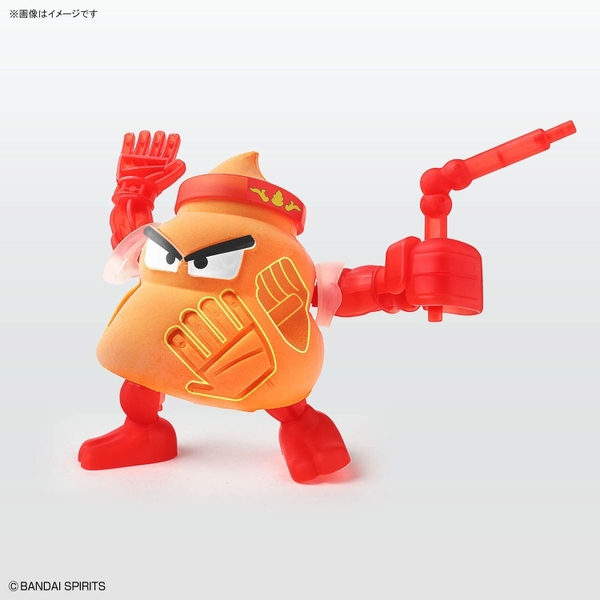 Mô Hình Lắp Ráp Clay Model Kit - Unkosol Day Fighter Unko của Bandai Nhật Bản