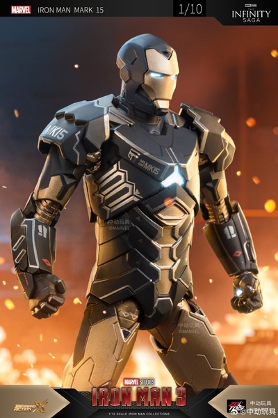 Mô Hình Ráp Sẵn Marvel Iron Man Mk15 của ZDtoys