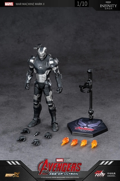 Mô Hình Ráp Sẵn Marvel Ironman 2 Ironman War Machine Mark 2 của ZDtoys