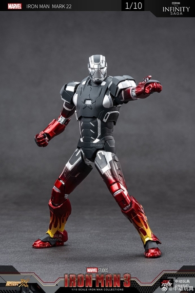 Mô Hình Ráp Sẵn Marvel 1/10 Iron Man Mk22 của ZDtoys