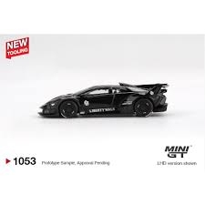 Mini GT BOX version MGT01053 Lamborghini LB-Silhouette WORKS MURCIELAGO GT Evo Black