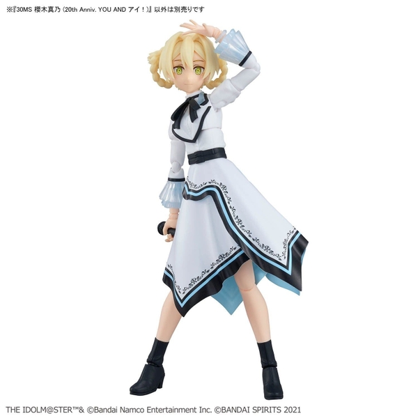 Mô Hình Lắp Ráp 30MS THE IDOLMASTER - MANO SAKURAGI - 20th Anniv YOU AND i! của Bandai Nhật Bản