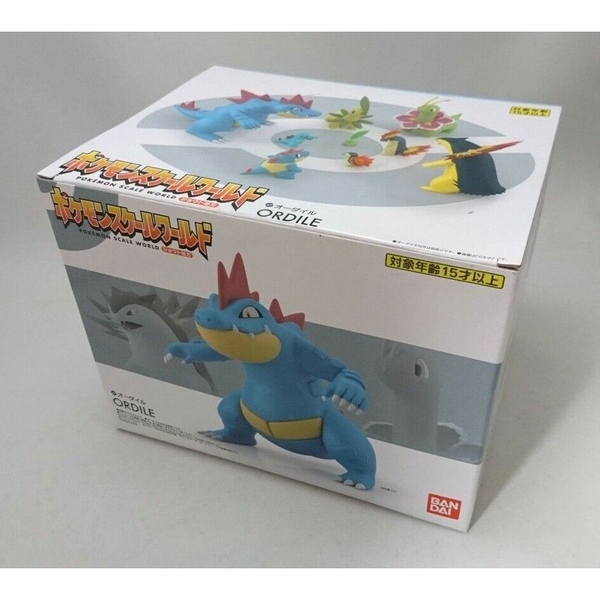 [Có sẵn] [Ảnh thật] [Chính hãng] Mô hình POKEMON SCALE WORLD FERALIGATR (Ordile) W/O GUM Chính Hãng Bandai