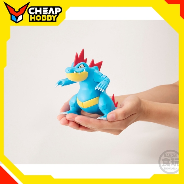 [Có sẵn] [Ảnh thật] [Chính hãng] Mô hình POKEMON SCALE WORLD FERALIGATR (Ordile) W/O GUM Chính Hãng Bandai