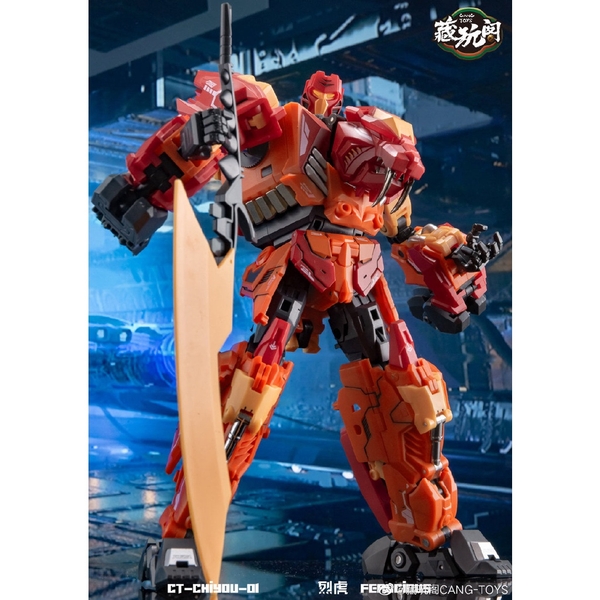 Bộ Mô Hình Robot Hợp Thể CT-Chiyou Thunderking (Predaking) của Cang Toys Cangtoys