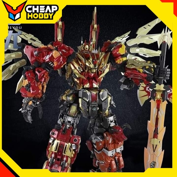 Bộ Mô Hình Robot Hợp Thể CT-Chiyou Thunderking (Predaking) của Cang Toys Cangtoys
