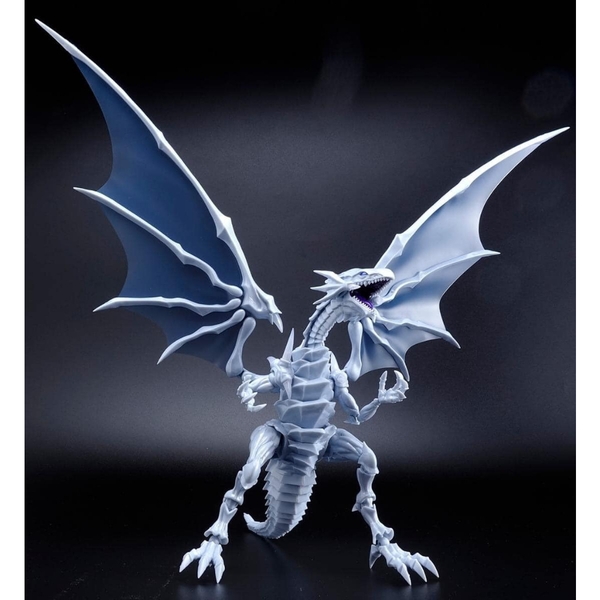 Mô Hình Lắp Ráp Figure-rise Standard Amplified Blue-Eyes White Dragon (tặng kèm base)