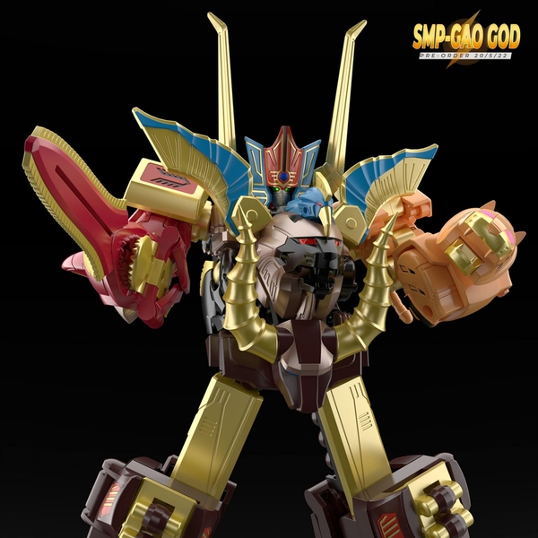 Mô Hình Lắp Ráp Super Mini Pla Hyakujuu Gattai Gaogod Gao God SMP [Shokugan Modeling Project]