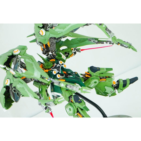 (HÀNG SẴN GIAO NGAY) Mô hình ráp sẵn Metal Build NZ-666 Kshatriya - MC Gatling Twin set của MC model