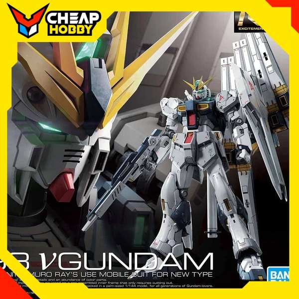 Mô Hình Lắp Ráp GunPla Gundam RG RX-93 Nu Chính Hãng Bandai