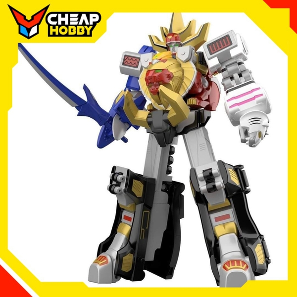 Mô Hình Lắp Ráp SMP [Shokugan Modeling Project] Hyakujuu Gattai Gao king siêu nhân gao