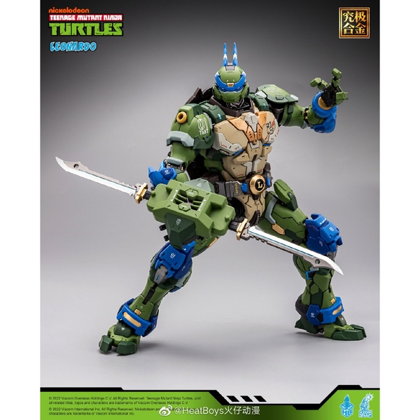 Mô Hình Ráp Sẵn Metal Build MB TMNT Teenage Mutant Ninja Turtles LEONARDO của Heatboys