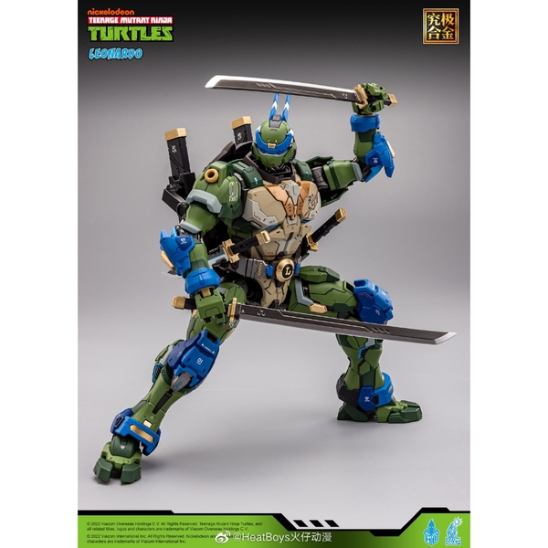 Mô Hình Ráp Sẵn Metal Build MB TMNT Teenage Mutant Ninja Turtles LEONARDO của Heatboys