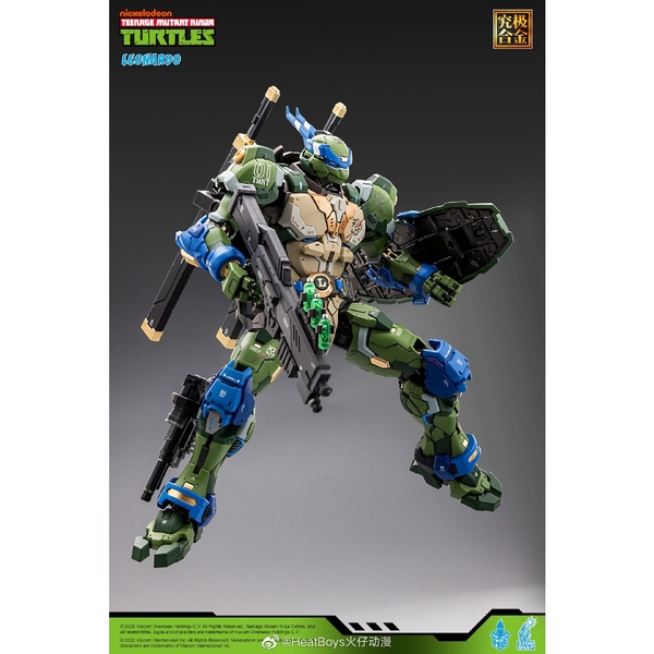 Mô Hình Ráp Sẵn Metal Build MB TMNT Teenage Mutant Ninja Turtles LEONARDO của Heatboys