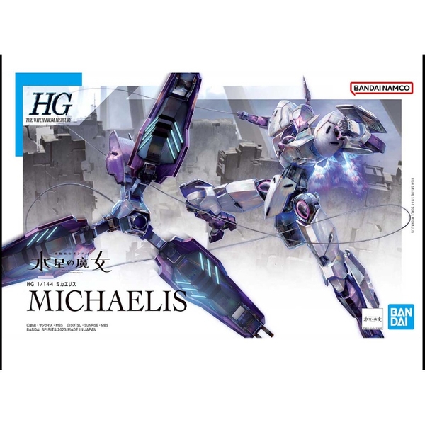Mô hình lắp ráp Gunpla The Witch from Mercury 11 1/144 High Grade HG Gundam CFK-029 Michaelis của Bandai
